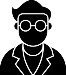 Female Singer Vector Icon Stock Illustration