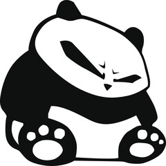 panda fat angry