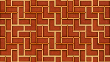 This is a vector seamless pattern with a brown textured design evoking a wooden floor covered by a brown carpet
