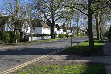 イギリスの田園都市：レッチワースの街並み