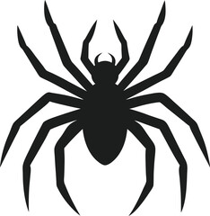 Obraz premium Terrifying Spider Outline for Spooky Themes