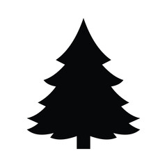 Christmas Tree Pictogram Pine tree icon vector