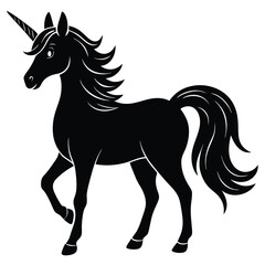 unicorn vector sihouette