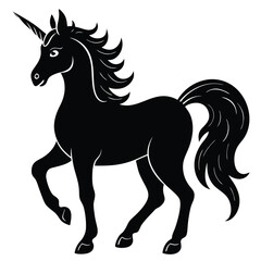 unicorn vector sihouette