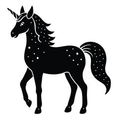 unicorn vector sihouette
