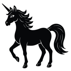 unicorn vector sihouette
