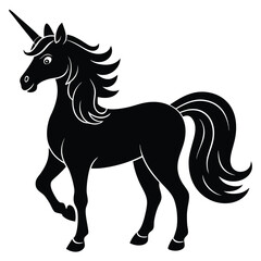unicorn vector sihouette