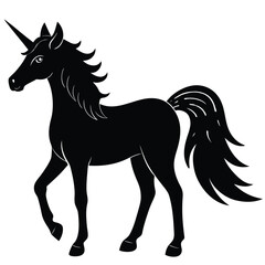 unicorn vector sihouette