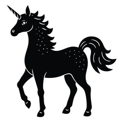 unicorn vector sihouette