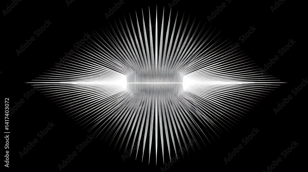 Poster quantum mechanic, a macroscopic object depicted in a superposition state, illustrating quantum physi