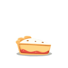 Refined, Delicious Apple Pie Illustration