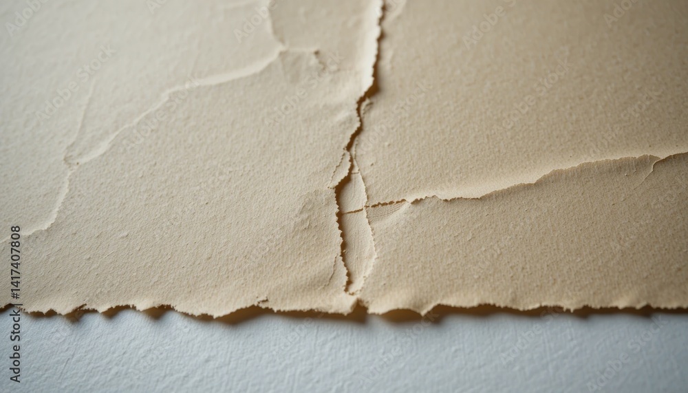 Poster textured torn paper close-up art studio photography neutral colors macro view abstract concepts expl