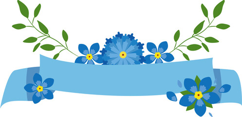 Obraz premium 리본제목