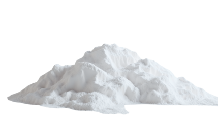 White sifted wheat flour, ready for use, a staple in human nutrition and bakery products.