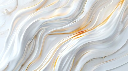 Obraz premium Luxurious White and Gold Material with Smooth Curves and Golden Accents for Elegant Backgrounds and Design Elements