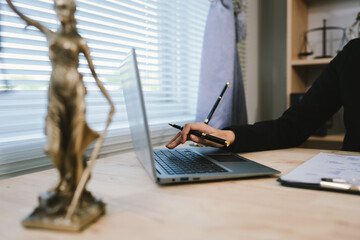Professional lawyer provides legal advice and justice services, consulting clients on contracts,...