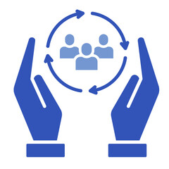 Customer Retention  Icon Element For Design	