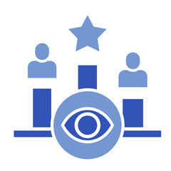 Competitive Landscape  Icon Element For Design	