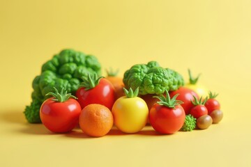Farm-to-table setup with fresh local produce in the food chain promoting sustainable food systems
