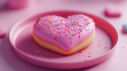 heart shaped cookies HD 8K wallpaper Stock Photographic Image