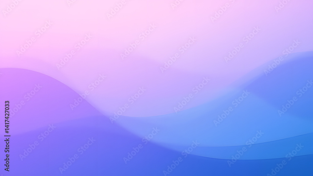 Poster soft gradient abstract design in digital art modern aesthetic creative background visual harmony dig
