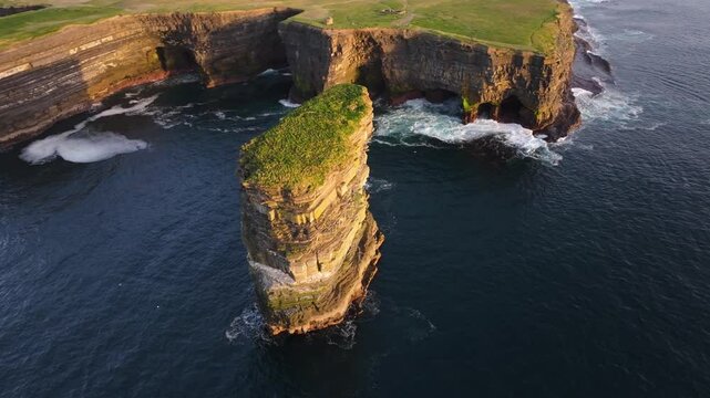 D&uacute;n Briste - Downpatrick Head - 4K Cinematic Drone Footage - Co.Mayo Ireland 10