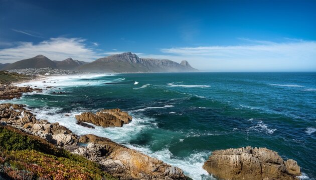 Beautiful seascape in Hermanus