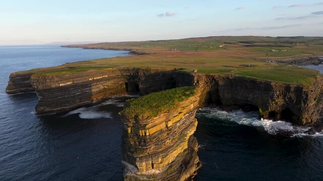 D&uacute;n Briste - Downpatrick Head - 4K Cinematic Drone Footage - Co.Mayo Ireland 03