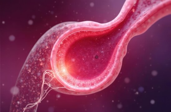 Penetration of spermatozoa into the female egg.