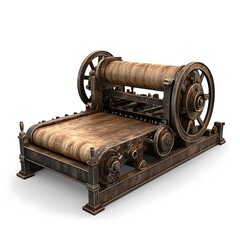 Antique Printing Press Machine.