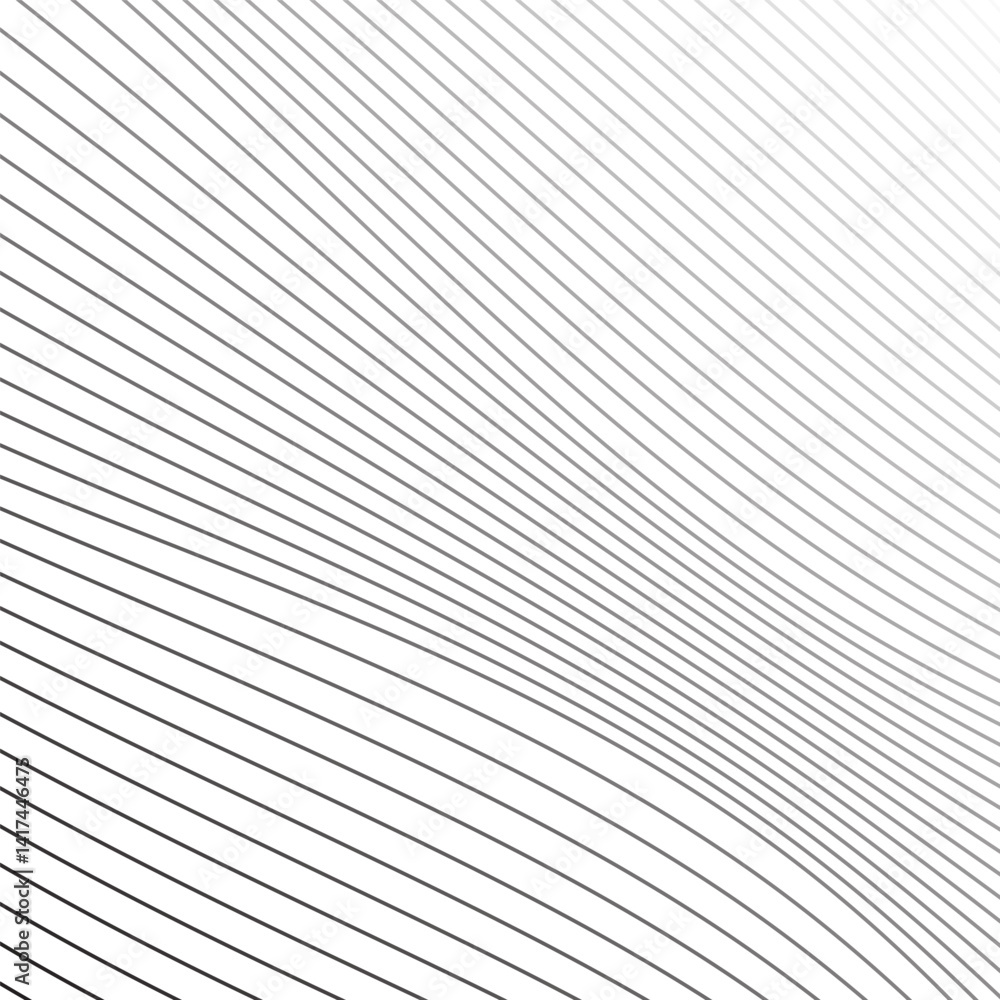 Aufkleber smooth flowing wave gradient dots background
