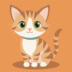 Cute Kitten Looking Around