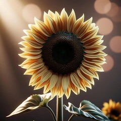 Sunflower, Symbol of sunlight, happiness, and positivity