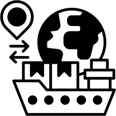 International Shipping Icon