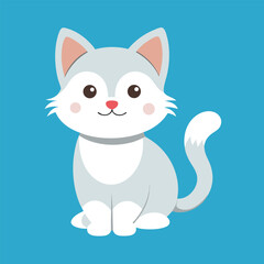 Kitten in Cozy Calm Surrounding
