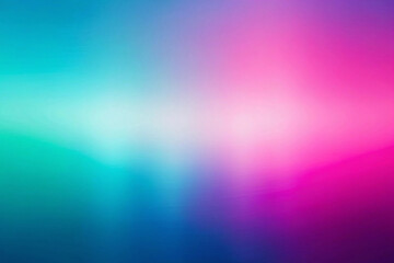 Fototapeta premium Magenta to cyan with a soft glass blur overlay