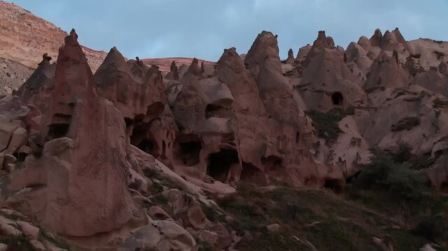 Goreme Cappadocia's volcanic natural mountain formations