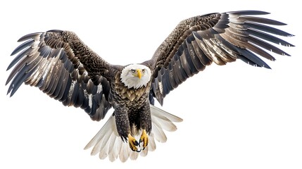 Obraz premium White Tailed Eagle Haliaeetus Albicilla Isolated - Majestic Bird of Prey Image