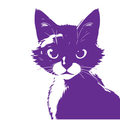 purple cat icon