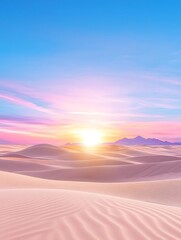 Desert Sunrise Panorama