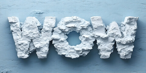 3D Textured Wow Abstract Background