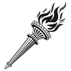 vector illustration of a fire