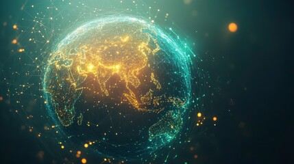 Digital Representation of a Connected World with Light Network Nodes