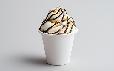 Dessert Cup of Whipped Ice Cream