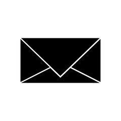envelope icon on white