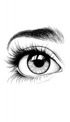 Detailed Eye Drawing