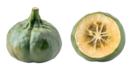 Fresh Yuzu Fruit Isolated on White Background for Food and Beverage Design