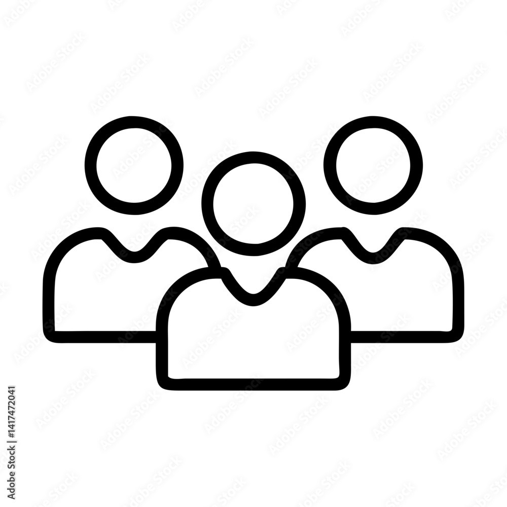 Aufkleber teamwork group collaboration people icon vector illustration for web design and application developm