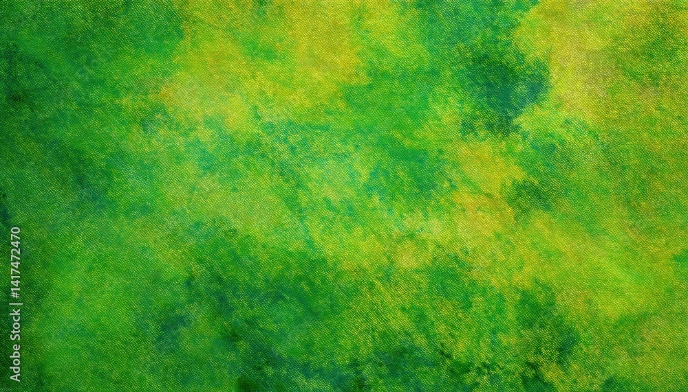Poster  vibrant green texture background for ads and wellness presentations with serene abstract pattern and artistic depth on canvas