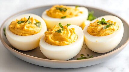 Deviled Eggs on Plate (2)